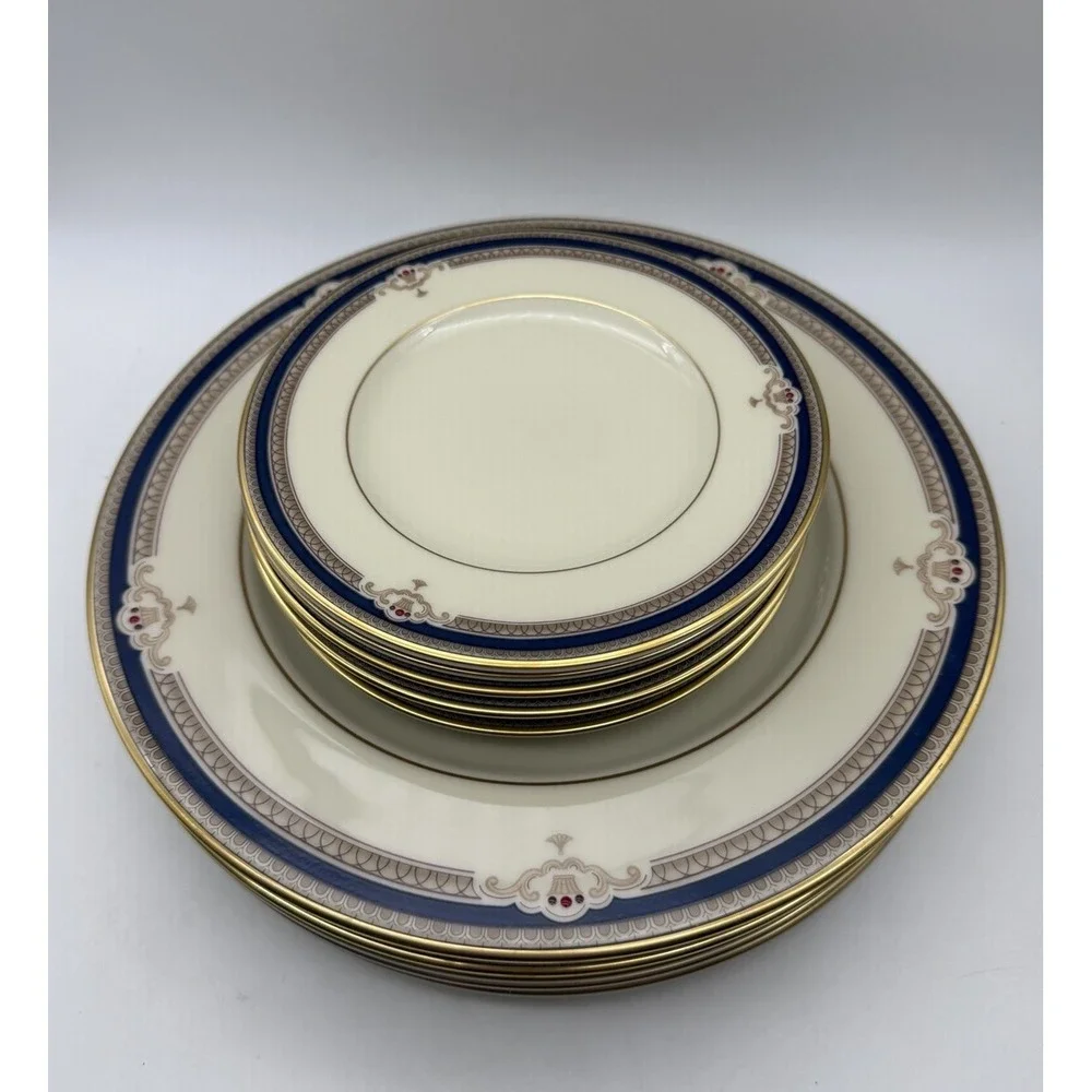 Vintage Lenox Presidential Collection Buchanan Set For 6 People 12 Pieces